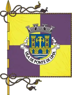 Flagge von Ponte de Lima