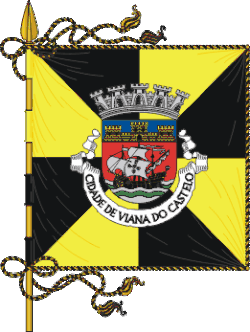 Flagge des Concelhos Viana do Castelo
