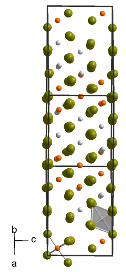 Kristallstruktur von Platin(II,IV)-bromid