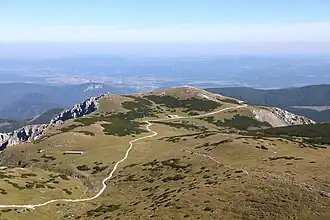 Blick über das Hochplateau „Ochsenboden“ in Richtung Osten