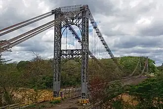 Hängebrücke über den Río Cuyuní
