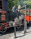 Anschluss an die Dampflok