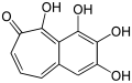 Bicyclisches Ringsystem von Purpurogallin