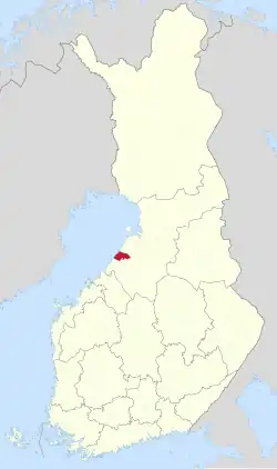 Lage von Pyhäjoki in Finnland