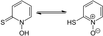 Tautomeres Gleichgewicht von Pyrithion