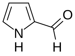 Strukturformel von Pyrrol-2-aldehyd