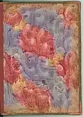 Kleisterpapier als Vorsatzpapier (1607)