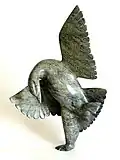 Qiatsuq Shaa (1971–1998, Cape Dorset): Tanzende Gans (1997)
