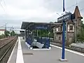 Gleis 1 und 2 des Bahnhofs Krimmeri-Meinau (Juni 2010)