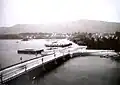 Quaibrücke 1884 nach ihrer Fertigstellung