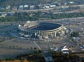 Das Stadion im Juli 2005