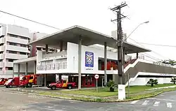 Feuerwehrhaus.