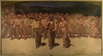 Il Quarto Stato (Der vierte Stand) (Giuseppe Pellizza da Volpedo)