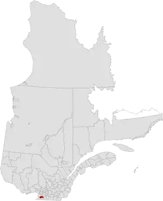 Lage der MRC Beauharnois-Salaberry