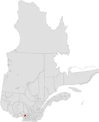 Lage der MRC La Rivière-du-Nord