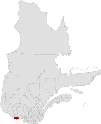 Lage der MRC Les Collines-de-l’Outaouais