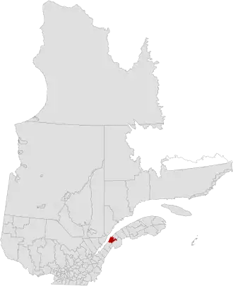 Lage der MRC Rivière-du-Loup