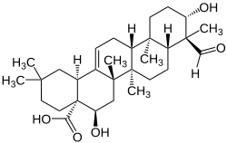 Struktur von Quillajasäure