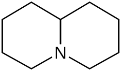 Strukturformel von Chinolizidin
