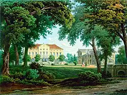 Schloss Quittainen, Mitte des 19.&nbsp;Jahrhunderts