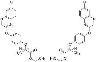 Strukturformel von Quizalofop