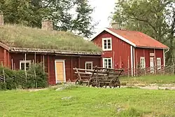 Linnés Haus und rechts daneben das Heimatmuseum