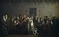 Treffen der Künstler im Atelier von Isabey, 1798