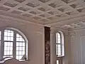 Kassettendecke in der Eingangshalle