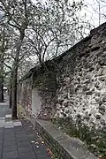Erhaltene Römermauer kurz vor dem „Berlich“