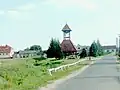 Hölzerner Glockenturm in Rönök