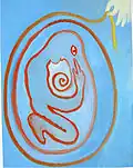 Nasengrübler. Gouache, Papier, 1976