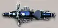 Draufsicht des BMW R 68, Modell 1954