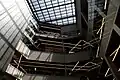 Blick in die Stockwerke