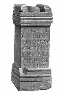 Altar des Titus Attius Tutor