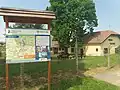 Stationshaus des Fernwanderwegs RPDDK