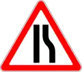 1.20.2 Einseitig verengte Fahrbahn (rechts)