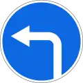 4.1.3 Vorgeschriebene Fahrtrichtung – links