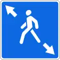5.19.4 B Diagonaler Fußgängerüberweg (links)