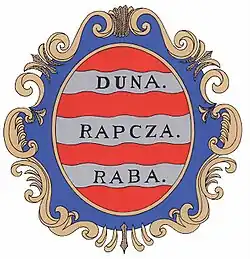 Wappen des Komitats Győr
