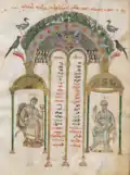 fol. 9v: Johannes und Matthias