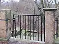 Johannisberg: Abgang in der ehemaligen Garten