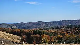 Radenstein vom Wetzstein bei Winterberg fotografiert