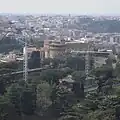 Radio Vatikan (im Hintergrund die Torre San Giovanni)