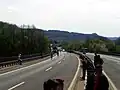Radstrecke auf der Hüttentalstraße