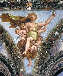 P9 – Psyche wird auf den Olymp getragen Giulio Romano