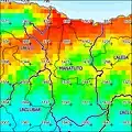 Jährliche Niederschlagsmenge (2000)[7]