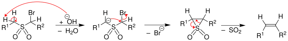 Mechanismus der Ramberg-Bäcklund-Reaktion