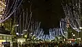 La Rambla mit Weihnachtsbeleuchtung