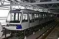 Triebwagen der M2 im Depot in Vennes