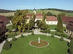 Blick auf den Hof